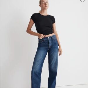 Madewell Low Slung Straight 30 Tall!